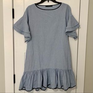 Zara Basic Striped Dress Size Small